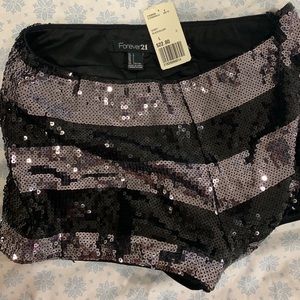 Forever 21 Brand new sequin shorts